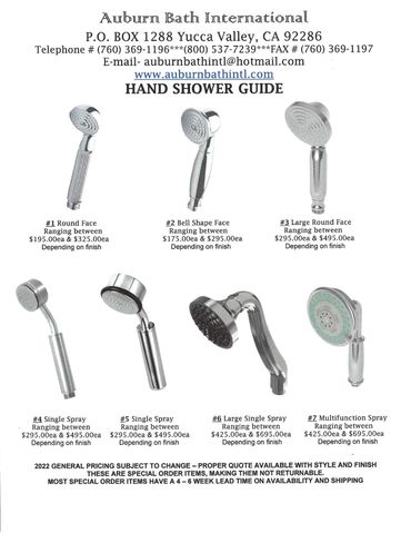 HANDSHOWERS